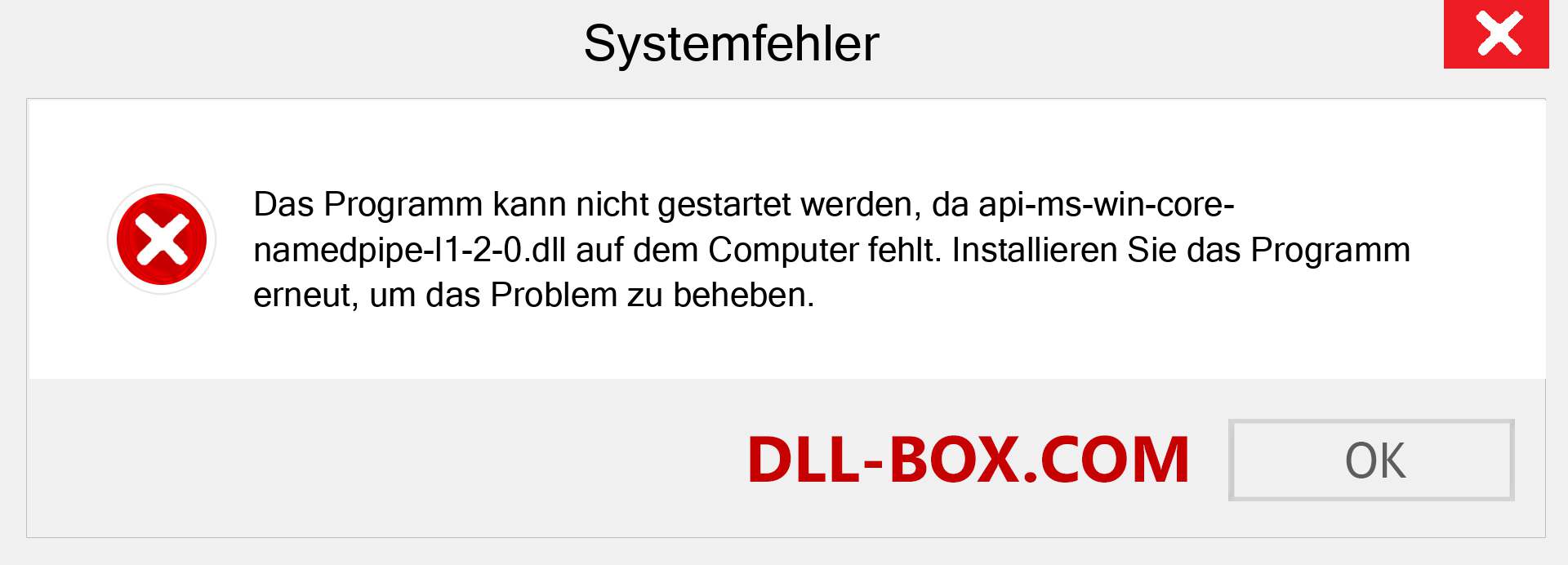 api-ms-win-core-namedpipe-l1-2-0.dll-Datei fehlt?. Download für Windows 7, 8, 10 - Fix api-ms-win-core-namedpipe-l1-2-0 dll Missing Error unter Windows, Fotos, Bildern